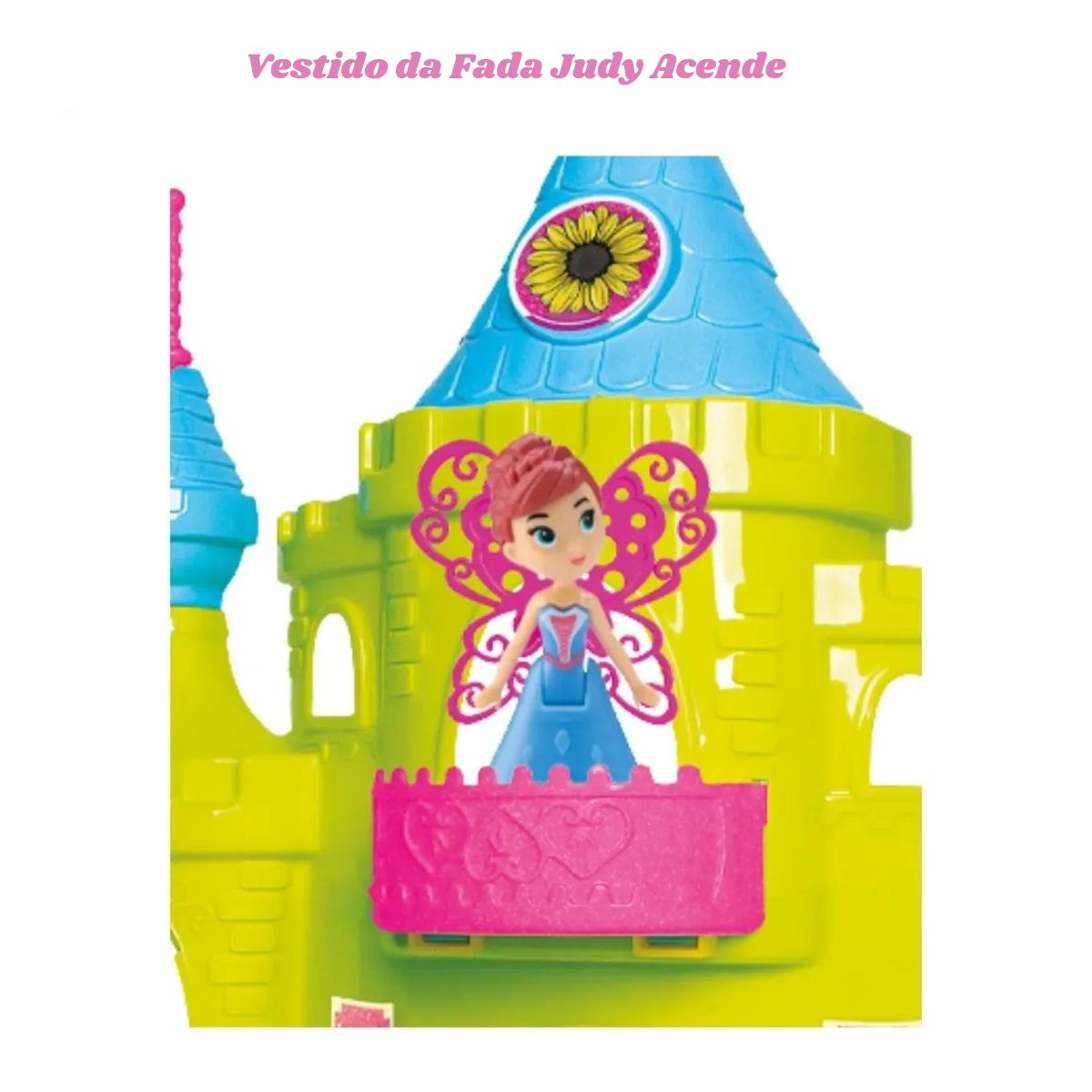 Castelo Das Fadas Judy Com Acessórios E Luz - Samba Toys Castelo Das Fadas Judy Com Acessórios E Luz - Samba Toys